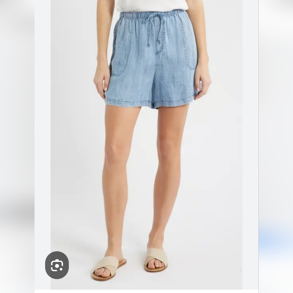 Tommy Bahama Blue Women's Beach Lunch Lounge Toney Tie Shorts S